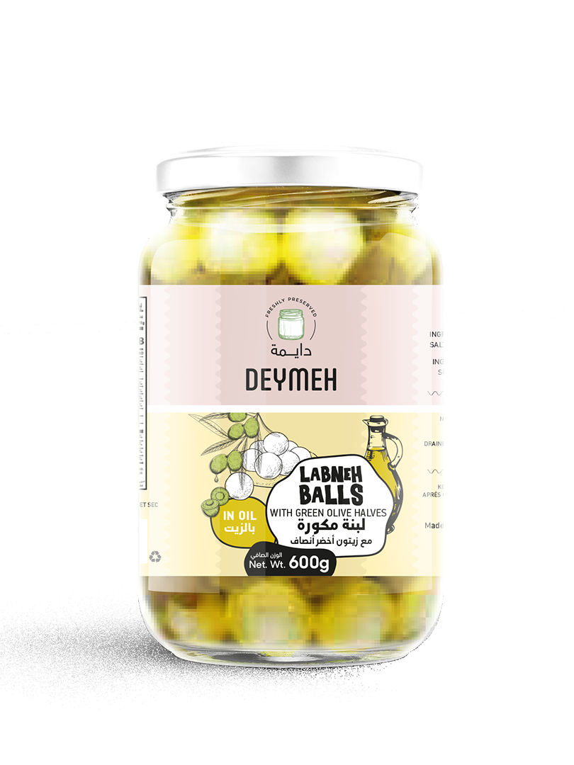 Labneh with Green Olives 